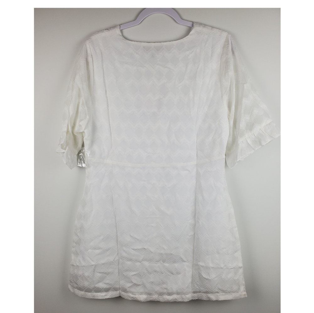 NWT ModCloth White Mini Dress - Picture 5 of 12